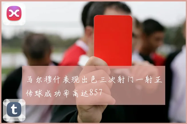 马尔穆什表现出色三次射门一射正传球成功率高达857